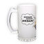 Frosted glass beer mug (500 ml)