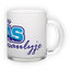 Frosted glass mug (300 ml)