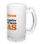 Frosted glass beer mug (500 ml)