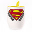A cup with a spoon. Yellow (250 ml)