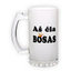 Frosted glass beer mug (500 ml)