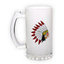 Frosted glass beer mug (500 ml)