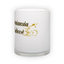 Frosted glass mug (300 ml)