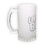 Frosted glass beer mug (500 ml)
