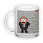 Frosted glass mug (300 ml)
