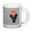 Frosted glass mug (300 ml)