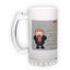 Frosted glass beer mug (500 ml)