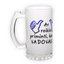 Frosted glass beer mug (500 ml)