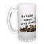 Frosted glass beer mug (500 ml)