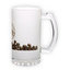 Frosted glass beer mug (500 ml)
