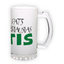 Frosted glass beer mug (500 ml)