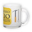 Frosted glass mug (300 ml)