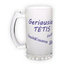 Frosted glass beer mug (500 ml)
