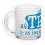 Frosted glass mug (300 ml)