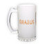 Frosted glass beer mug (500 ml)