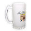 Frosted glass beer mug (500 ml)