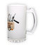 Frosted glass beer mug (500 ml)
