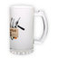 Frosted glass beer mug (500 ml)