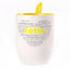 A cup with a spoon. Yellow (250 ml)