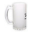 Frosted glass beer mug (500 ml)