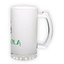 Frosted glass beer mug (500 ml)
