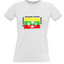 Women's T-shirt with your choice of photos, notes, white