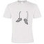 T -shirts with your photo, notes, white