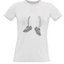 Women's T-shirt with your choice of photos, notes, white