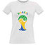 Women's T-shirt with your choice of photos, notes, white