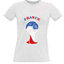 Women's T-shirt with your choice of photos, notes, white