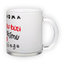 Frosted glass mug (300 ml)