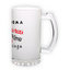 Frosted glass beer mug (500 ml)