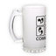 Frosted glass beer mug (500 ml)