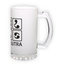 Frosted glass beer mug (500 ml)