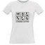 Women's T-shirt with your choice of photos, notes, white