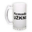 Frosted glass beer mug (500 ml)