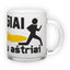 Frosted glass mug (300 ml)