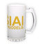 Frosted glass beer mug (500 ml)