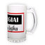 Frosted glass beer mug (500 ml)