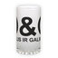 Frosted glass beer mug (500 ml)