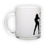 Frosted glass mug (300 ml)