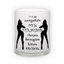 Frosted glass mug (300 ml)