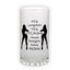 Frosted glass beer mug (500 ml)