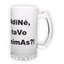 Frosted glass beer mug (500 ml)