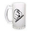 Frosted glass beer mug (500 ml)