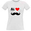 Women's T-shirt with your choice of photos, notes, white