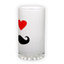 Frosted glass beer mug (500 ml)