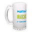 Frosted glass beer mug (500 ml)