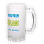 Frosted glass beer mug (500 ml)