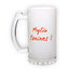 Frosted glass beer mug (500 ml)